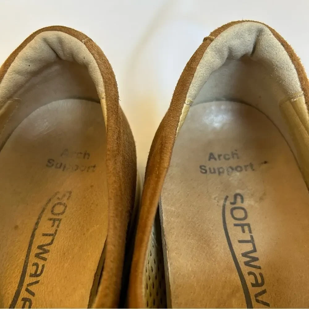 Softwaves Cadie Slip-On Platform Sneaker Cognac Size 36.5